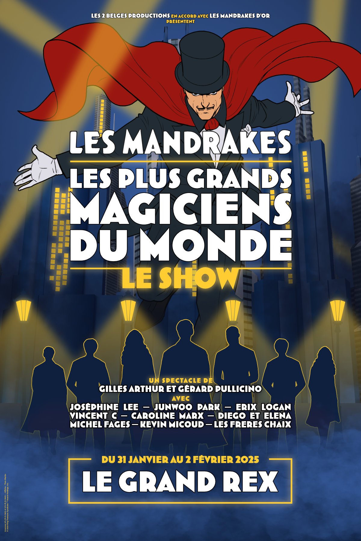 Poster du spectacle Les Mandrakes